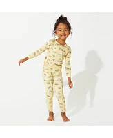 Bellabu Bear Unisex Kids Love You Brunches Set of 2 Piece Pajamas