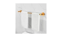 Slickblue Bathroom Hardware Set, Thicken Space Aluminum 6 Pcs Towel bar Set