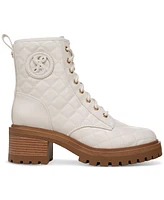 Sam and Libby Women's Otis Quilted Lug Sole Lace Up Combat Boots
