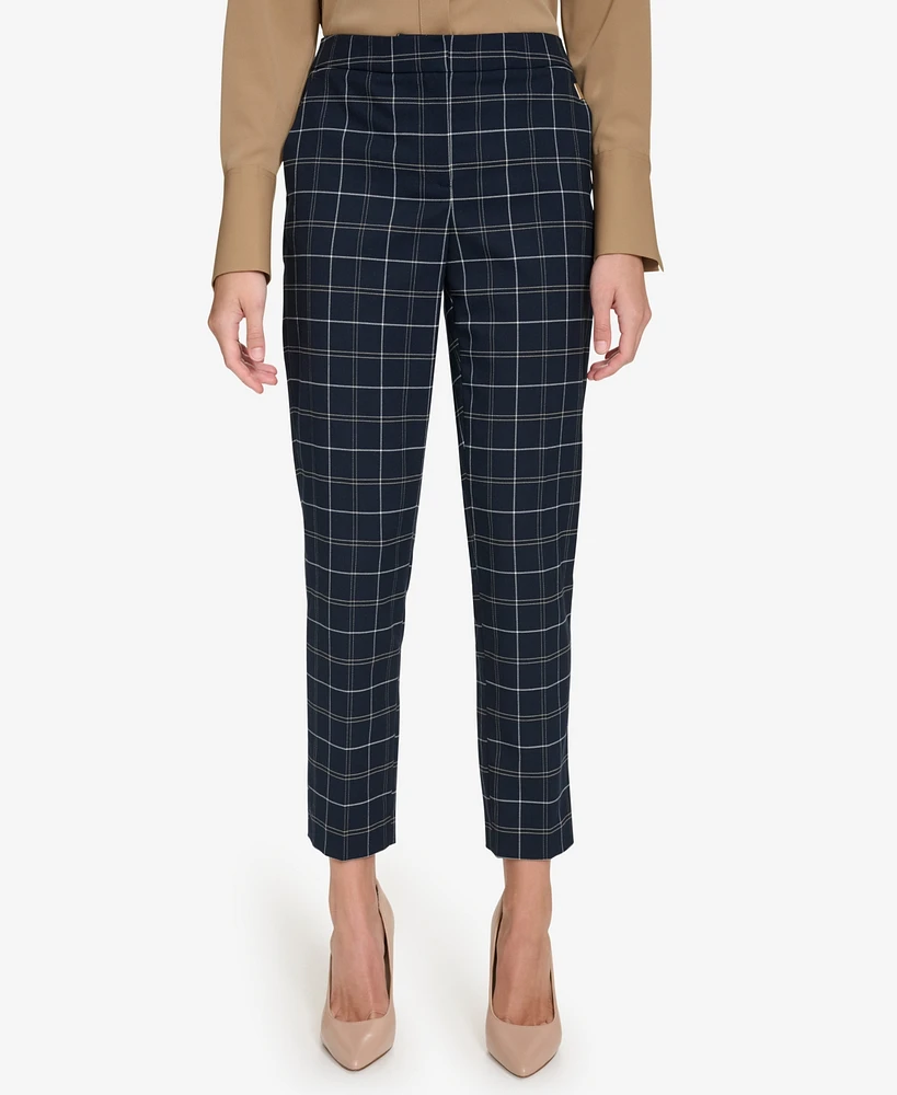 Tommy Hilfiger Women's Sloane Mid-Rise Ankle Pants