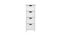 Slickblue 4-Drawer Storage Cabinet Functional and Stylish Organizer for Any Space