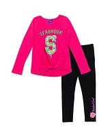 Disney Girls Zombies T-Shirt and Leggings Outfit Set to