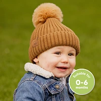 KeaBabies 2pk Baby Hats, Beanies, Newborn Hats for Girls, Boys, Winter Hat, 6-36 Months Infant Hat