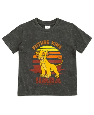 Disney Boys Lion King Mickey Mouse Vintage Wash Matching Family T-Shirt