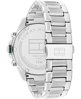 Tommy Hilfiger Men's Multifunction Silver-Tone Stainless Steel Bracelet Watch 46mm