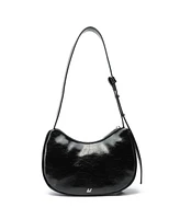 Like Dreams Dolce Crackled Shoulder Bag