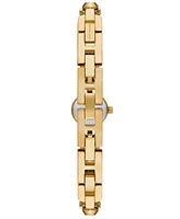 Michael Kors Women's Mk Astor Link Two-Hand Gold-Tone Stainless Steel Watch 14mm