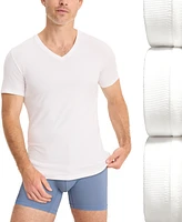 Jockey Men's Smooth Fit Stretch V-Neck T-Shirts, Pack of 3