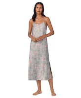 Lauren Ralph Women's Floral Satin Nightgown