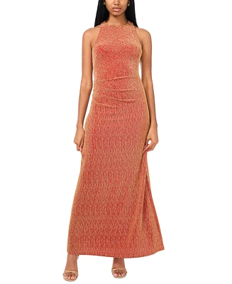 Parker Women's Metallic-Accent High-Neck Maxi Dress