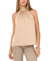 1.state Women's Sleeveless Halter Tie-Back Blouse