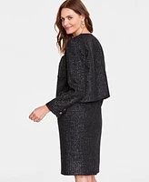 I.n.c. International Concepts Women's Cropped Tweed Jacket, Created for Macy's