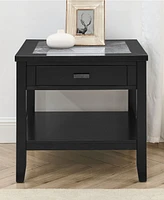 Garvine 25" Wood End Table
