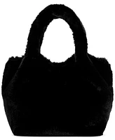 Guess Samia Faux-Fur Small Tote