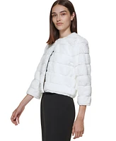 Calvin Klein Women's Faux-Fur Shrug