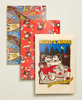 Disney | Macy's Vintage Varsity Mini Notebook 3 Pack Set, Created for Macy's