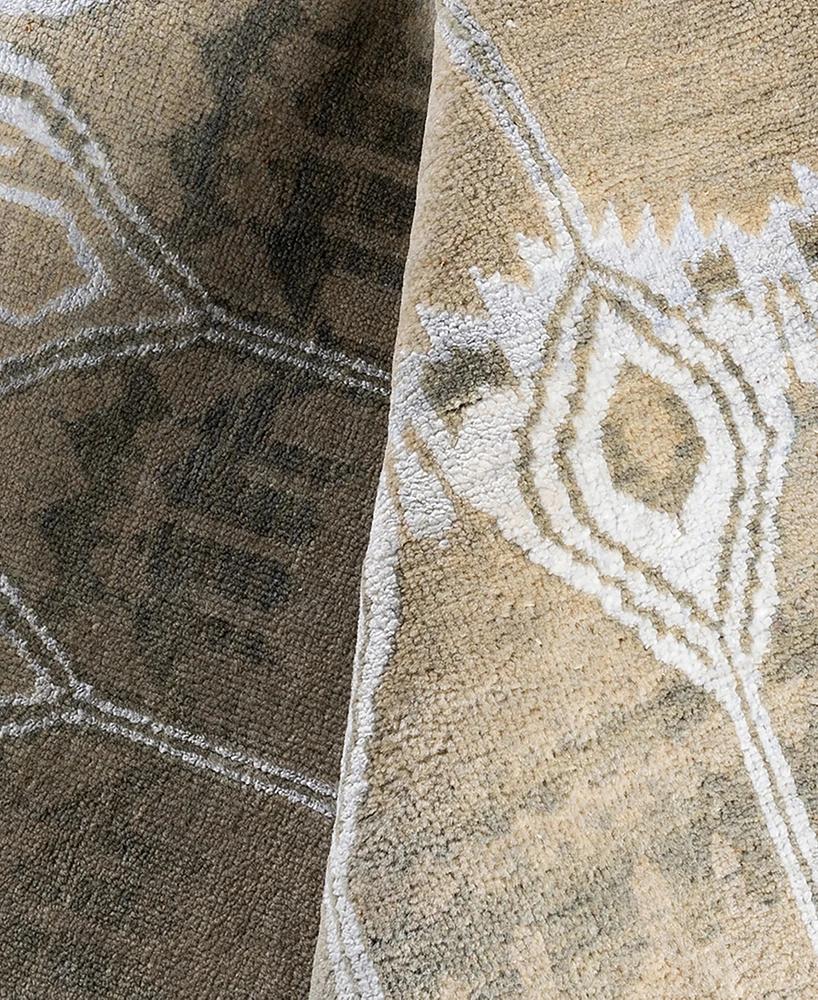 Adorn Hand Woven Rugs Indian Ooak M8461 9'2''x12'2'' Area Rug