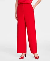 I.n.c. International Concepts Women's High-Rise Wide-Leg Pants, Created for Macy's