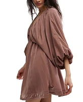 Free People Women's Portia Velvet Mini Dress