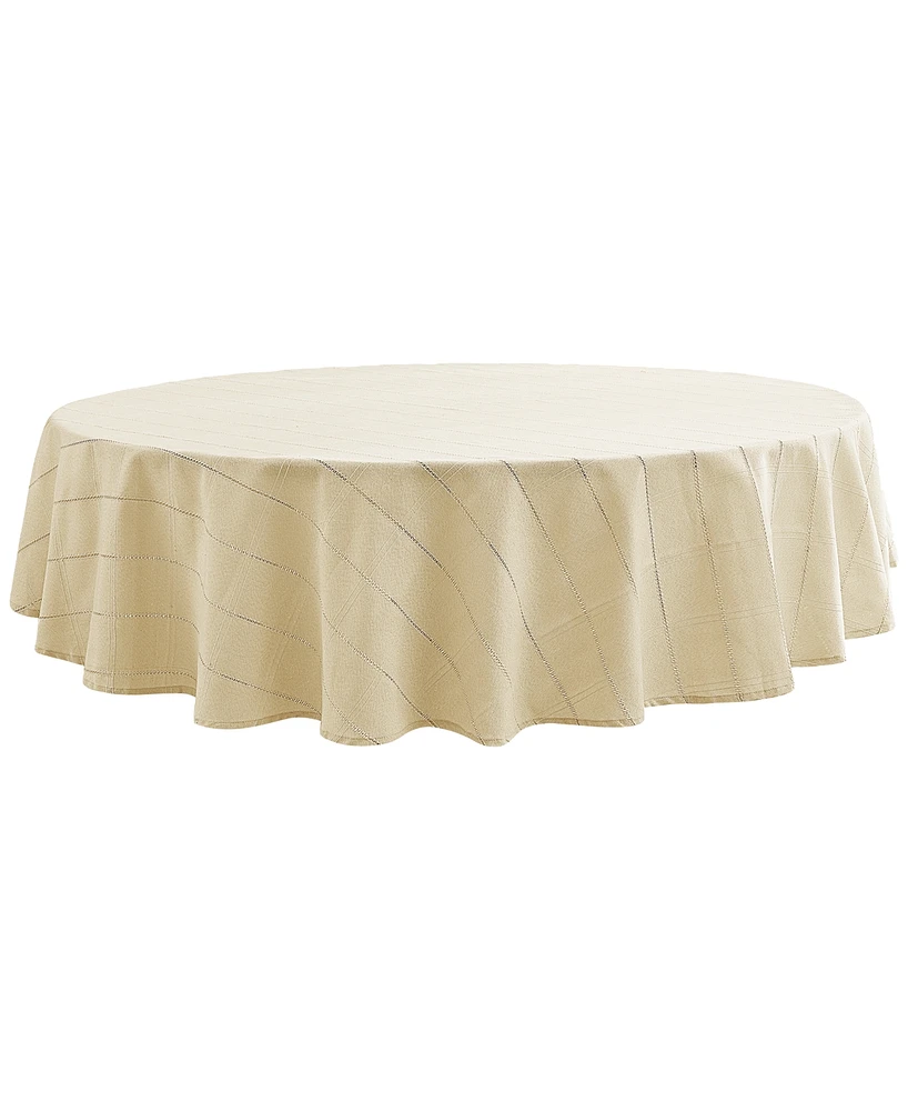 Izod Chadwick Lurex Tablecloth, 70" Round