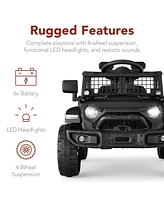 Best Choice Products 6V Kids Ride-On Truck Car w/ Parent Remote Control, 4-Wheel Suspension, Led Lights