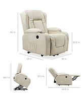 Best Choice Products Electric Power Lift Recliner Massage Chair Furniture w/ Usb Port, Heat, Cupholders