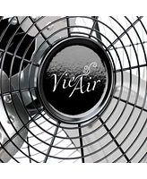 Vie Air Twin 12 Inch High Velocity All Metal Tilting 3 Speed Floor Fan