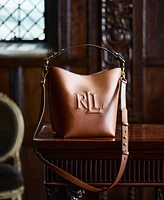 Lauren Ralph Witley Small Leather Bucket Bag