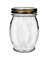 Amici Home Orto Canning Preserving Jar, Set of 6 - 27.5 Oz