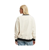 Cotton On Women's Elton John V Neck Sweatshirt