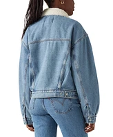 Levi's Women's 90s Denim Trucker Jacket with Sherpa Lining