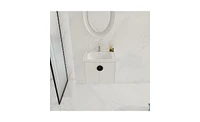 Slickblue Soft-Close Doors Bathroom Vanity with Sink, Ideal for Small Bathrooms