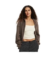 Cotton On Women's Classic Zip-Through Hoodie