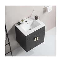 Slickblue 20" Bathroom Vanity with Sink for Compact and Efficient Storage Solutions