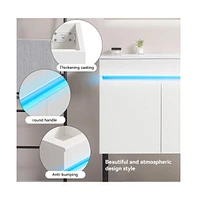 Slickblue 30-Inch Bathroom Vanity with Sink & Radar Sensing Light