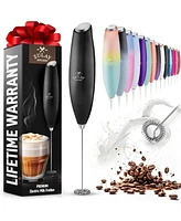 Handheld Milk Frother for Coffee with Upgraded Titanium Motor (No Stand)