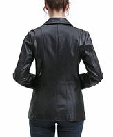 Bgsd Plus Reyna Leather Blazer Jacket