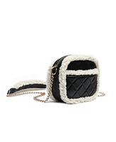 Like Dreams Holly Sherpa Leather Crossbody Bag