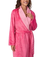 Cuddl Duds Women's Shawl-Collar Long Wrap Robe