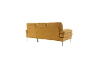 Slickblue Three-Seat Indoor Modular Sofa with Simple and Stylish Design