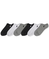 Polo Ralph Lauren Women's 6-Pk. Flat Knit Low-Cut Socks