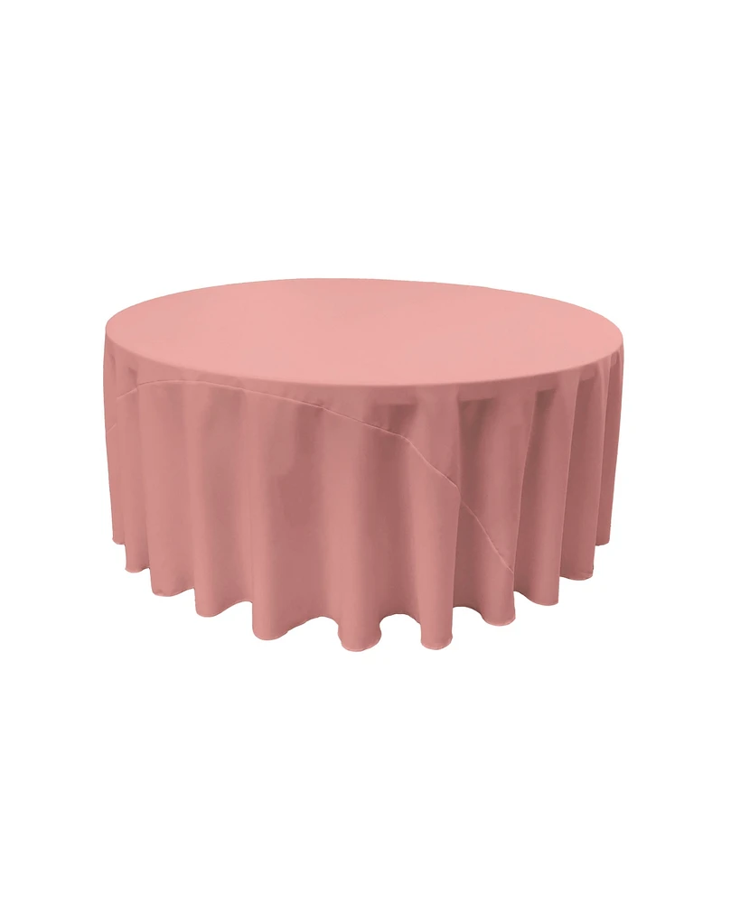 Slickblue Polyester Poplin 120-Inch Round Tablecloth Durable and Elegant Table Covering