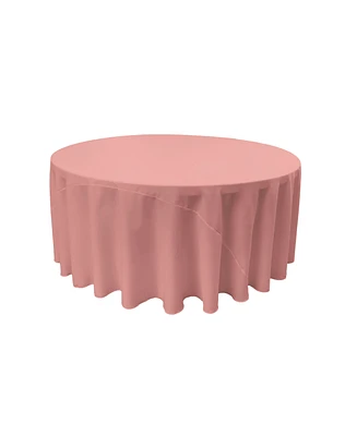 Slickblue Polyester Poplin 120-Inch Round Tablecloth Durable and Elegant Table Covering