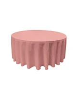 Slickblue Polyester Poplin 120-Inch Round Tablecloth Durable and Elegant Table Covering