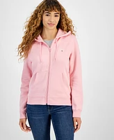 Tommy Jeans Women's Script Logo Zip-Front Hoodie