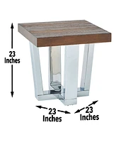 Laredo 23" Metal End Table - Multi