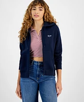 Tommy Jeans Women's Script Logo Zip-Front Hoodie