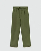 Mango Women's Modal Straight Pants