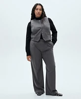 Mango Women's Pinstripe Suit Pants