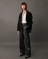 Mango Women's Wide Leg Pants